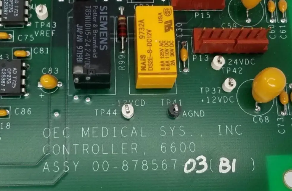 OEC Medical Systems Mini 6600 Controller Assembly Board 00-878567-03 (Bl) - Image 4
