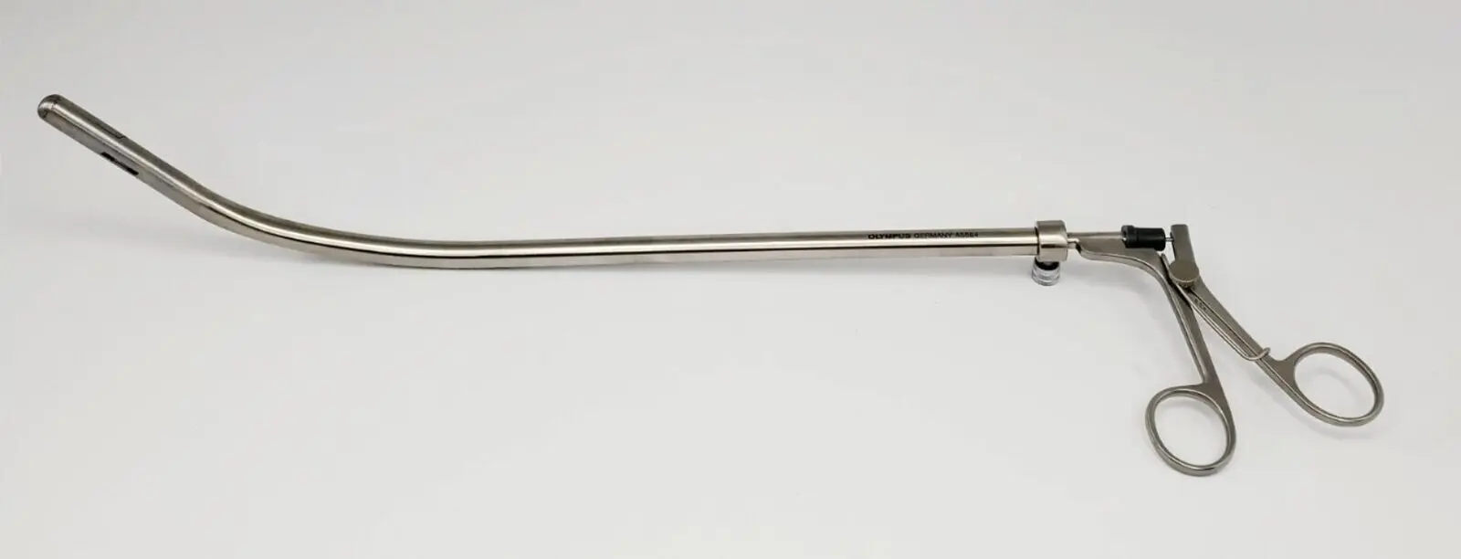 Olympus A5584 Laparoscopic 10mm Left Curve Cup Forceps - Image 2
