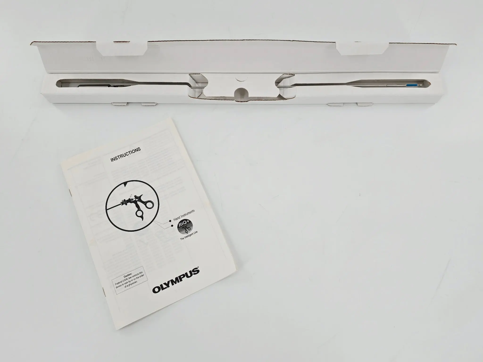 Olympus A66060A HiQ+ Atraumatic Grasping Forceps Jaws Insert 42mm x 330mm WL - Image 3