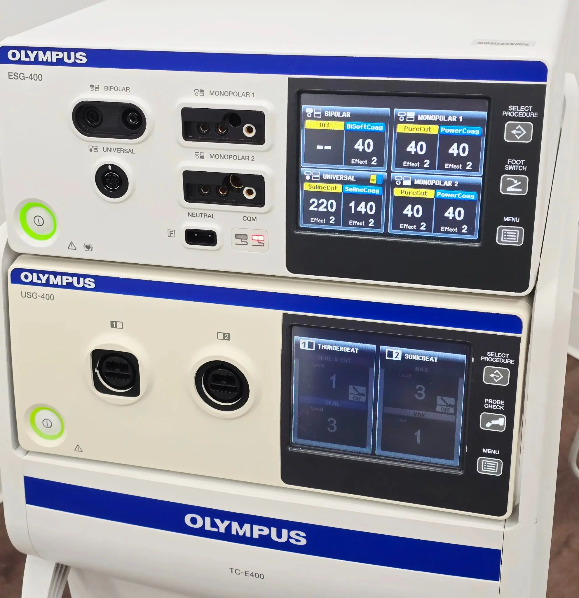Olympus EPF-1 Surgical Tissue Management System w/ Energy Cart & Footswitches - Image 2