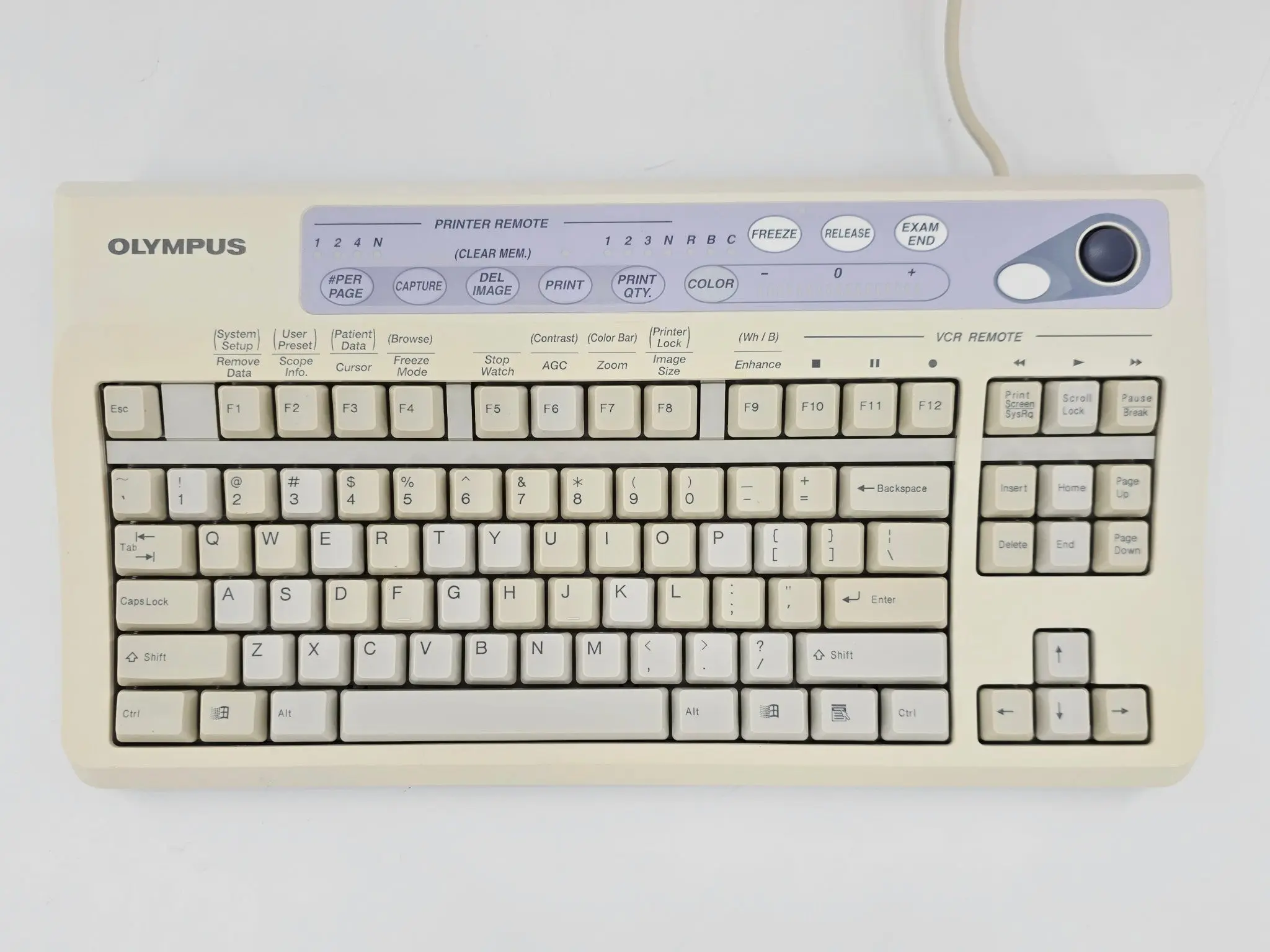 Olympus MAJ-1428 Keyboard for CV-180 Video Processor w/ Cover - Image 4