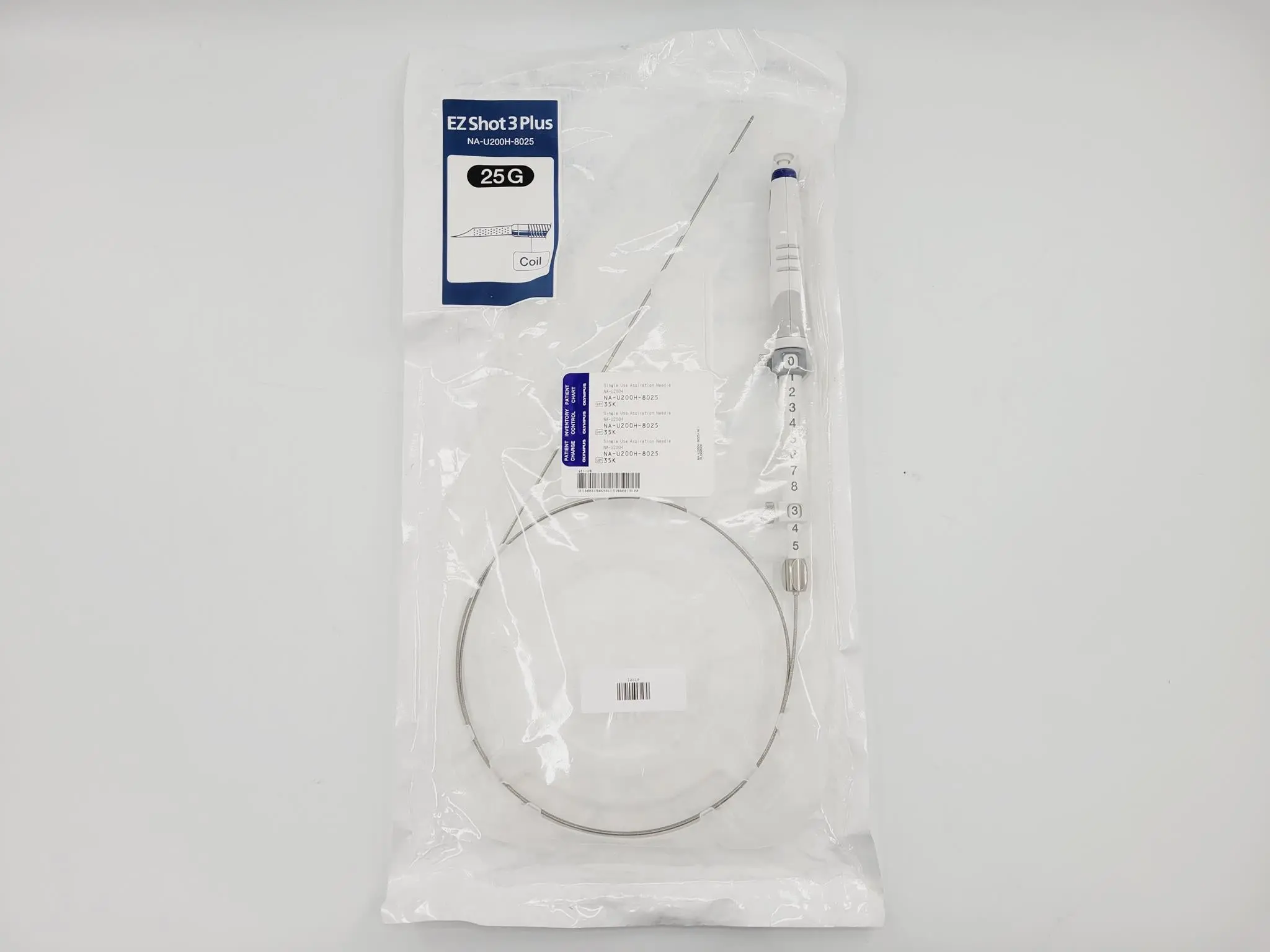 Olympus NA-U200H-8025 EZ Shot 3 Plus Single Use Aspiration Needle 25G Coil - Image 3