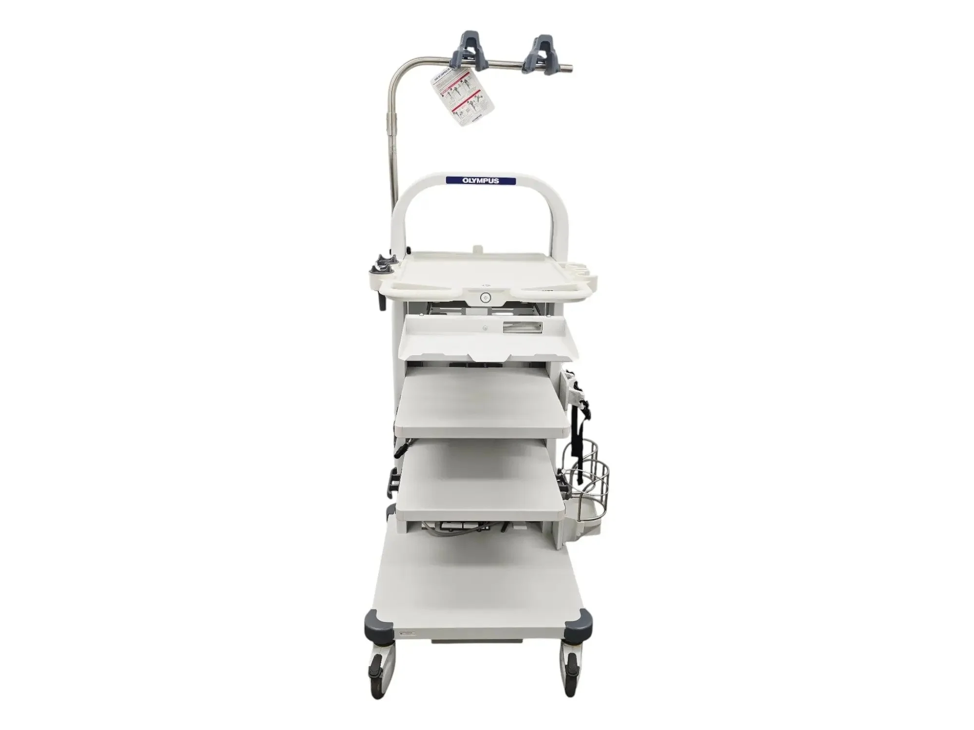 Olympus WM-NP2 Equipment Cart with MAJ-1641 LCD Monitor Arm OEM Workstation - Image 3