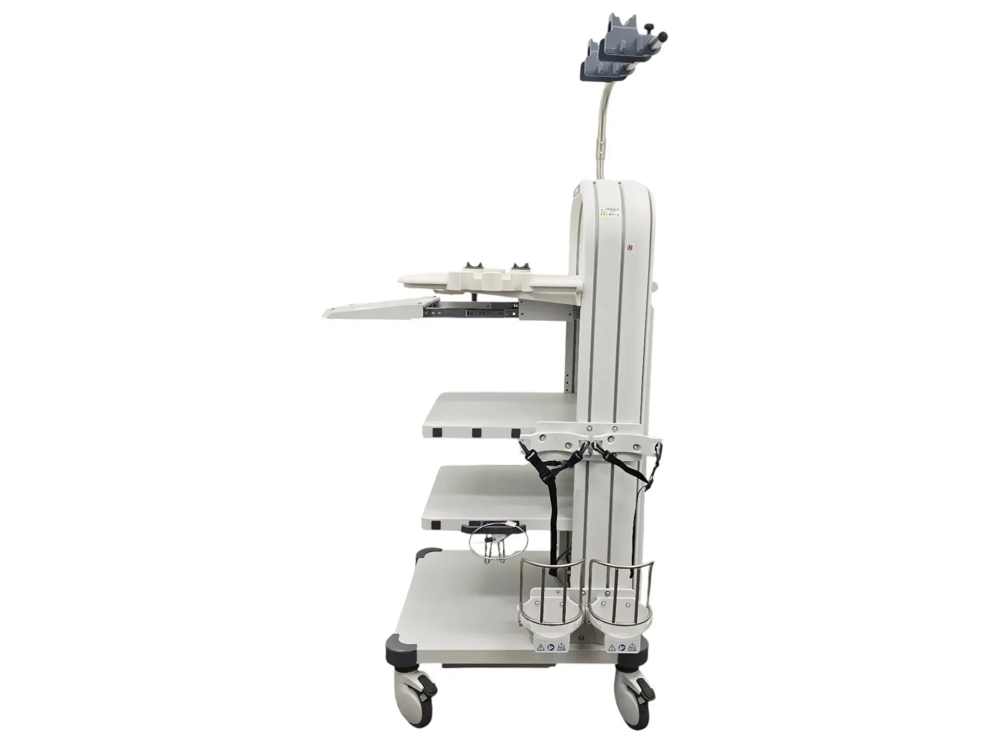 Olympus WM-NP2 Equipment Cart with MAJ-1641 LCD Monitor Arm OEM Workstation - Image 5