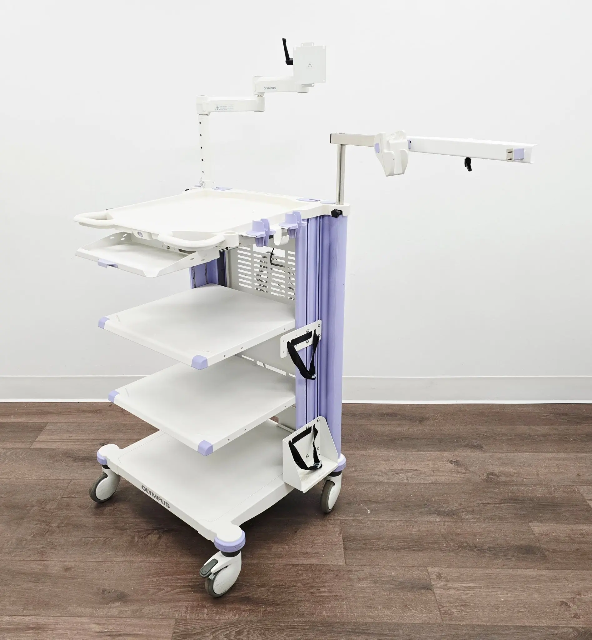 Olympus WM-WP1 Endoscopy Video Cart w/ Articulating Arm & Scope Holder - Image 2