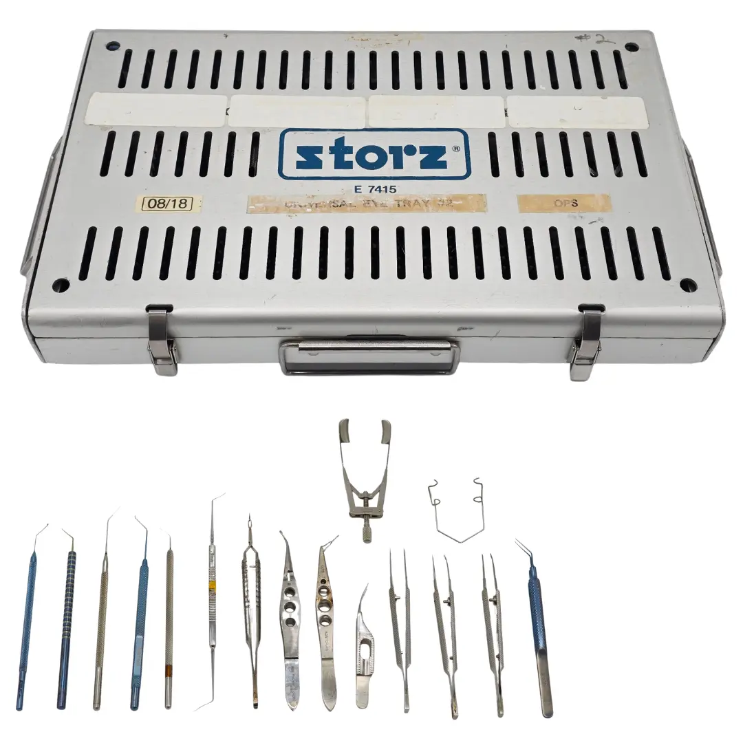 Ophthalmic ENT Microsurgical Instrument Set –Storz, Ambler, Katena, MSI 16 pcs