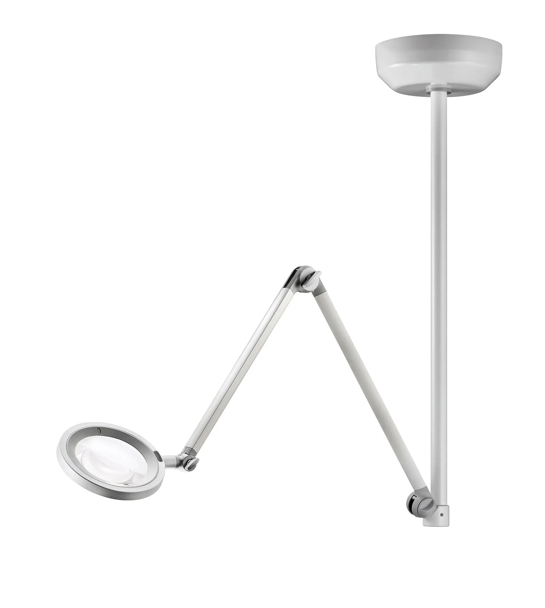 Waldmann OPTICLUX LED Magnifier 10-2 C T1, 12W, 100-240V, Woods - Ceiling Mount