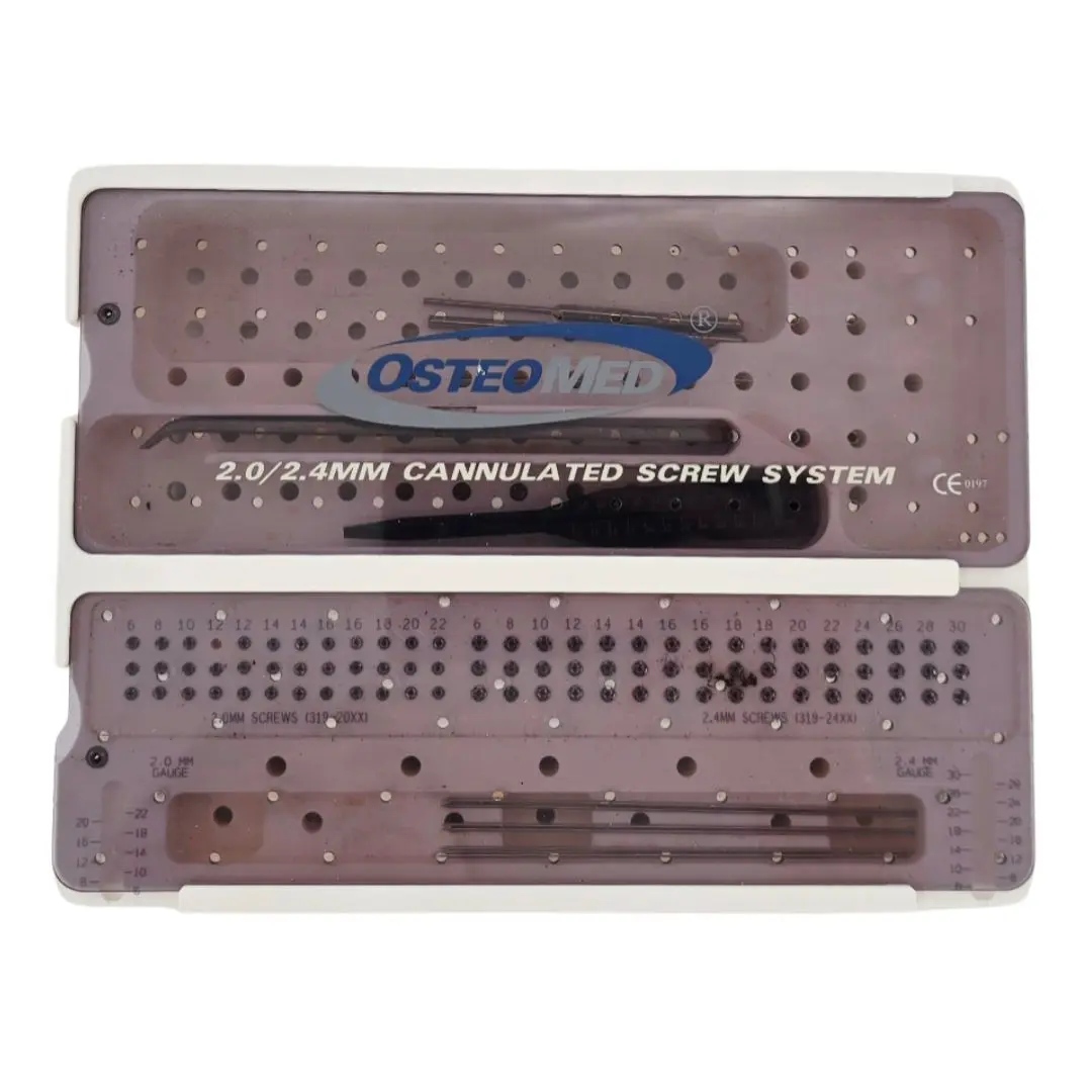 OsteoMed 2.0/2.4mm Cannulated Screw System Instrument Implant Set