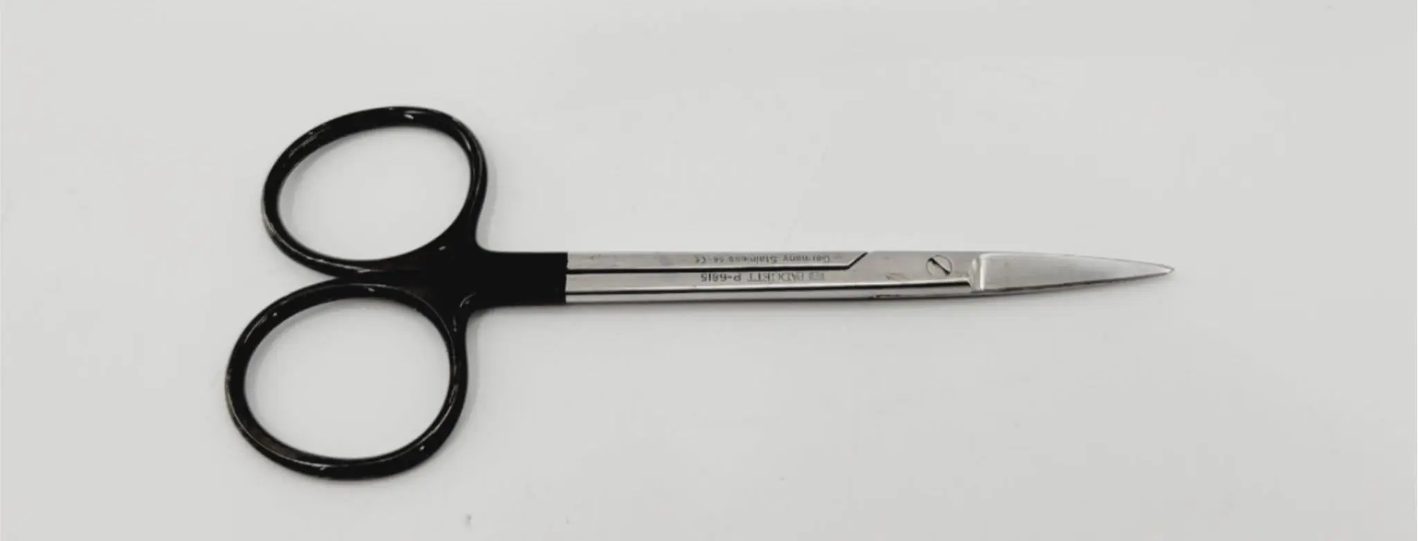 Padgett P-6815 Iris Tissue Scissor Supercut Straight 26.5mm Tip 4-1/2" - Image 4