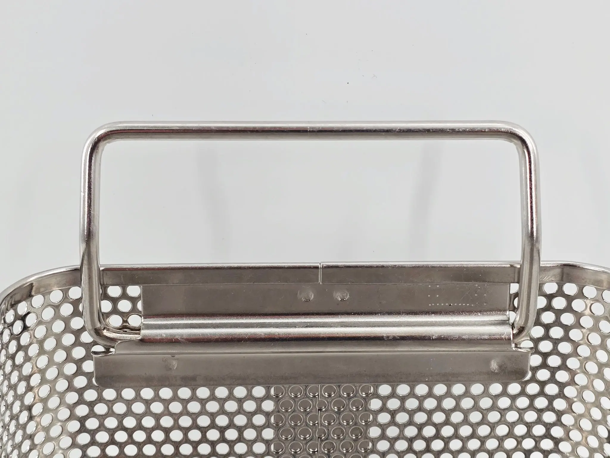 Perforated Surgical Sterilization Basket with Handles 19" x 7" x 4" - Image 3