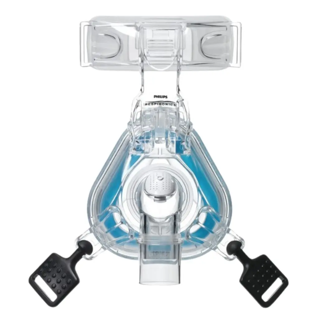 Philips 1070055 Respironics Comfort Gel Blue Nasal Mask w/ Head Gear Medium - Image 2