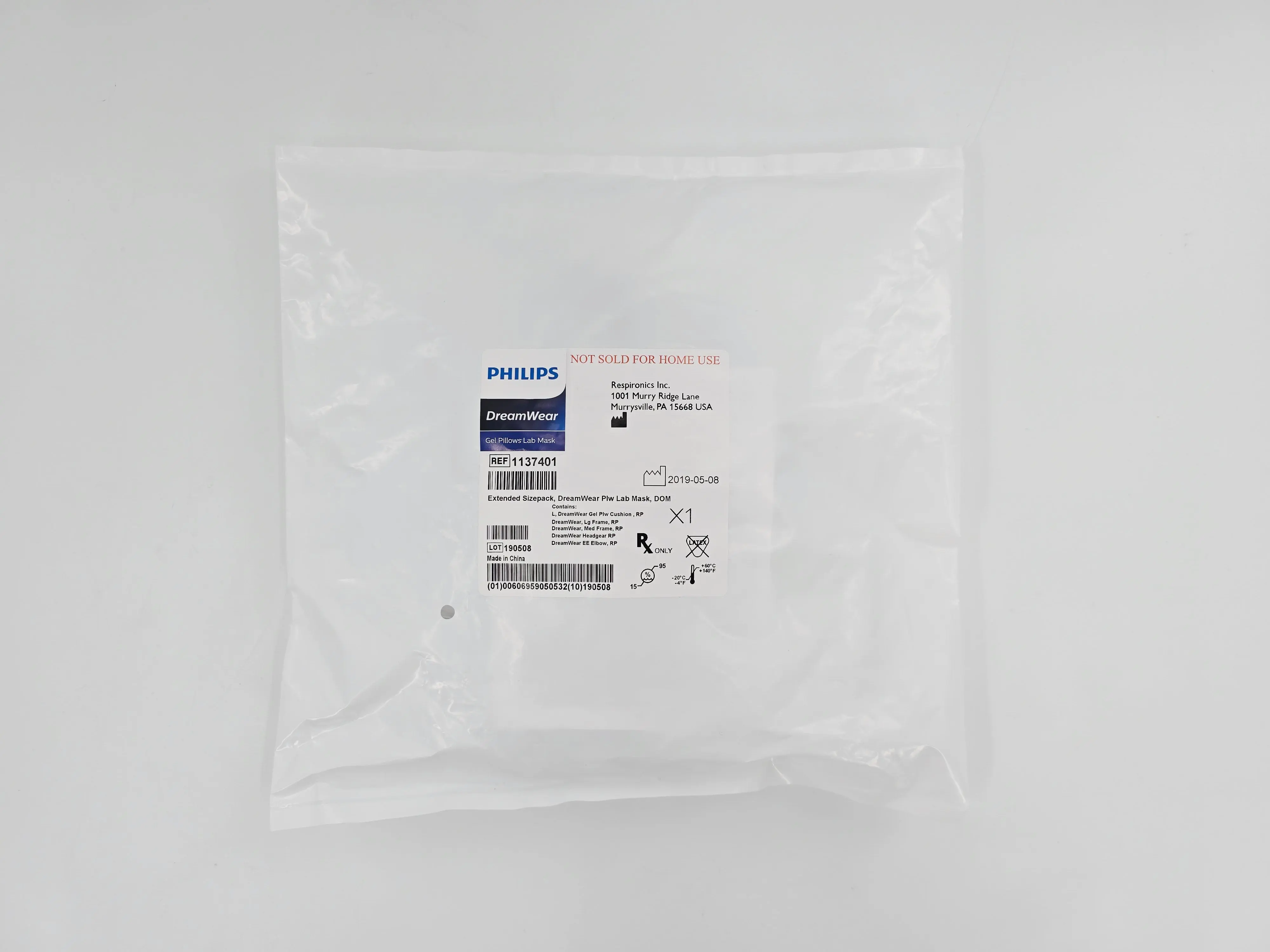 Philips 1137401 Respironics DreamWear Gel Pillows Lab Mask Extended Sizepack - Image 2