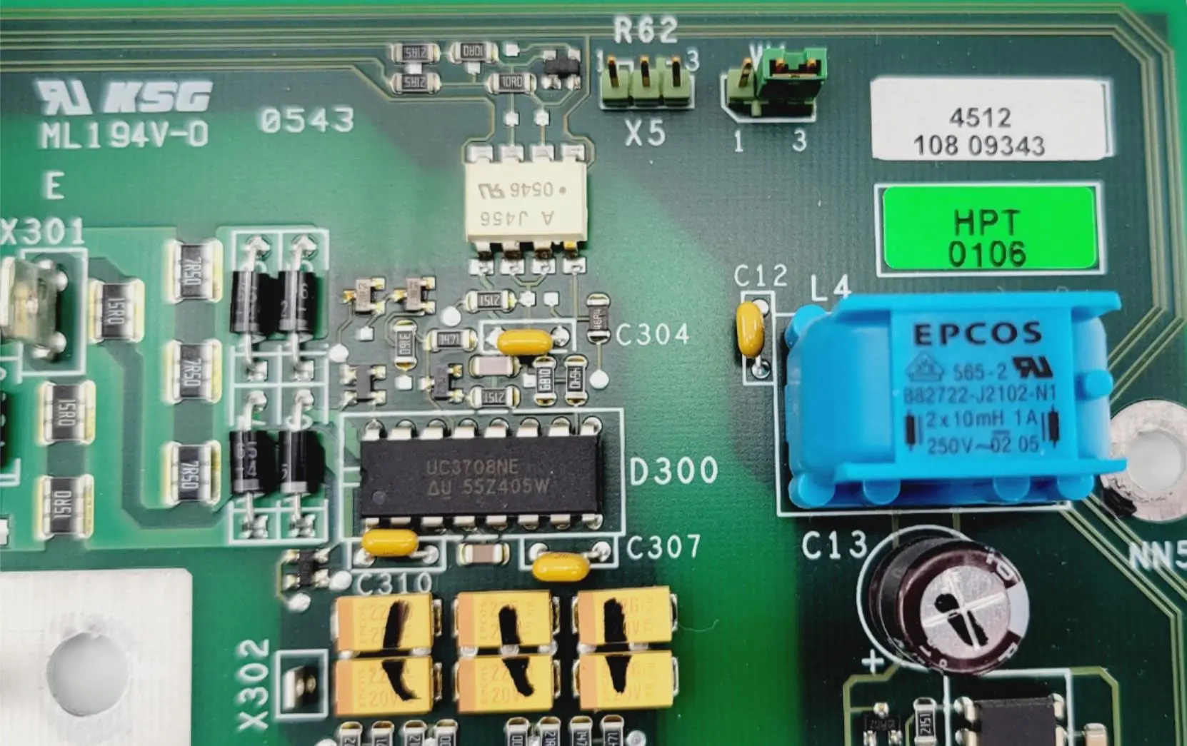 Philips 4512-108-09343 Bucky Diagnost PCB Circuit Assembly Board - Image 3