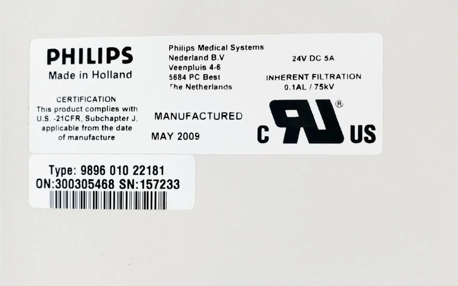 Philips 9896-010-22181 EasyDiagnost Eleva R/F Room Collimator DOM: 2009 - Image 5