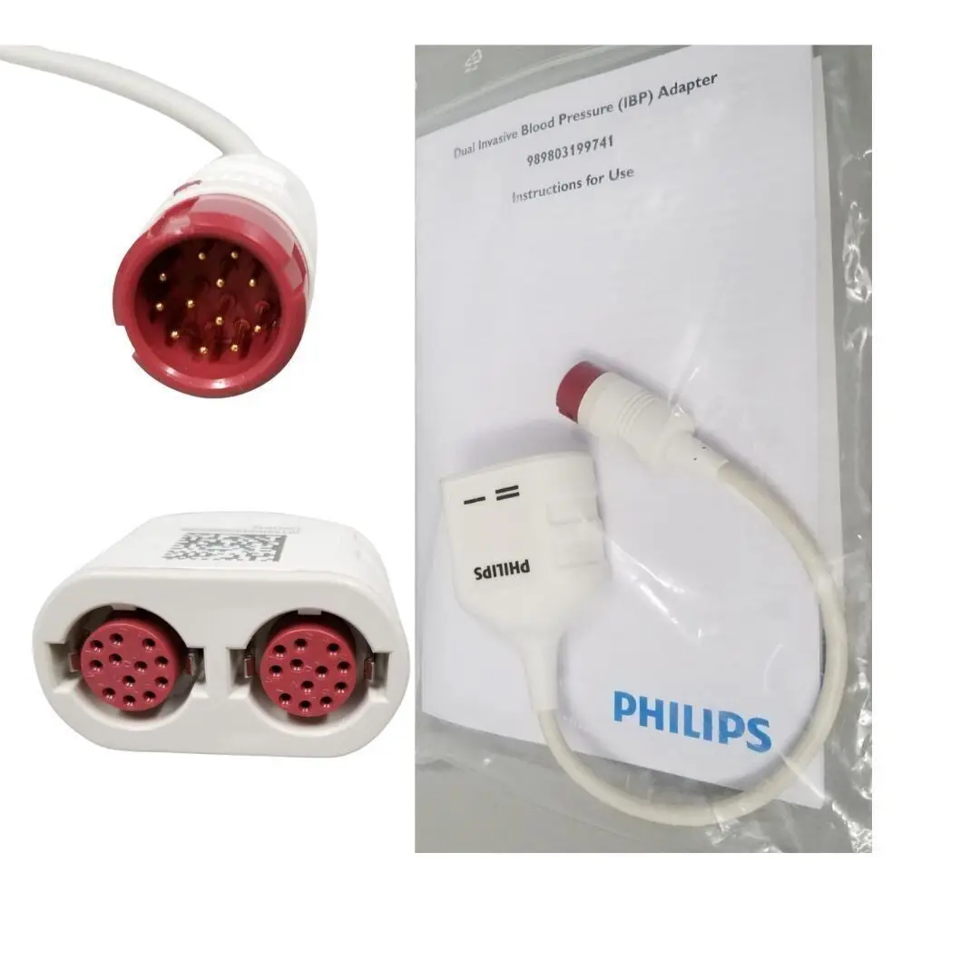 Philips 989803199741 Dual Invasive Blood Pressure IBP Adapter