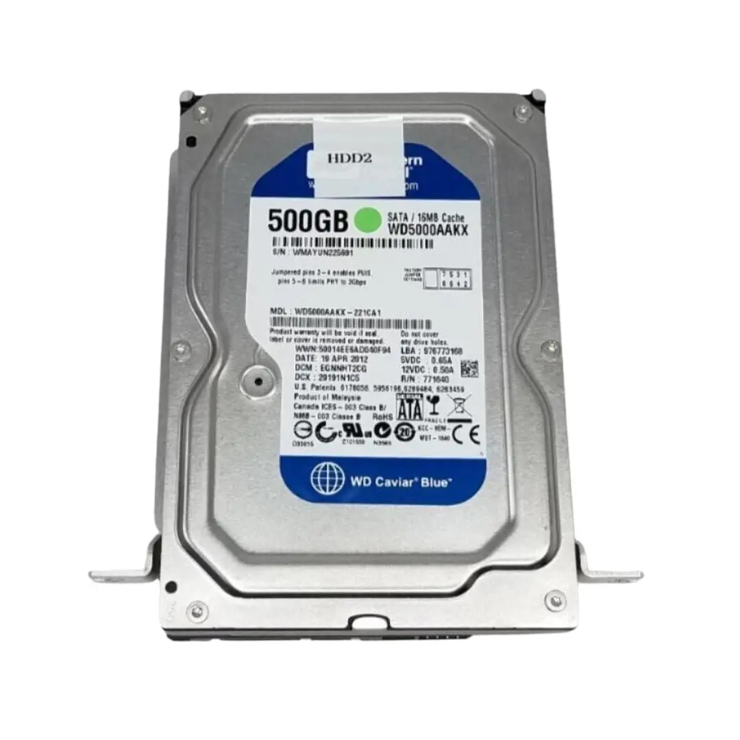 Philips IU22 Ultrasound Western Digital 500GB WD5000AAKX-221CA1 Hard Drive
