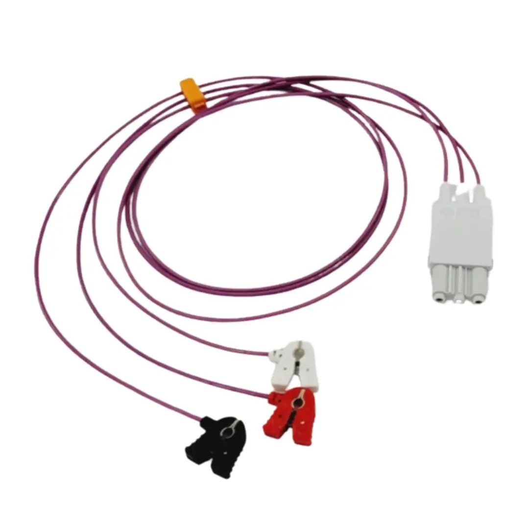 Philips M1624A Unshielded 3 Lead Mini Clip AAMI 0.7m Lead Set Grabber