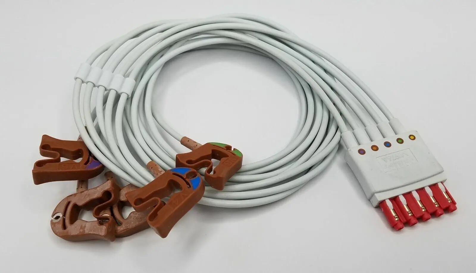 Philips M1976A 5-Lead Single Pin ECG Leadwires - Image 2