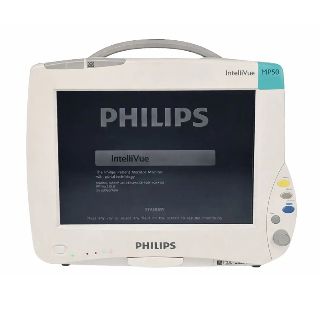 Philips M8004A MP50 Intellivue Critical Care Patient Monitor J.10.26 Certified