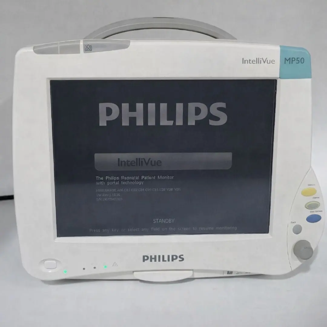 Philips M8004A MP50 Intellivue Critical Care Patient Monitor J.10.26 Certified - Image 2
