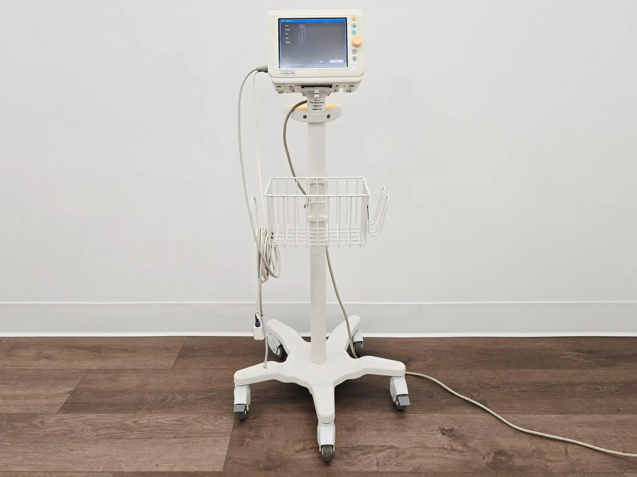 Philips SureSigns VS3 Vital Signs Monitor w/ NBP SpO2 Temp 863072 S/W: A.07.33 - Image 3