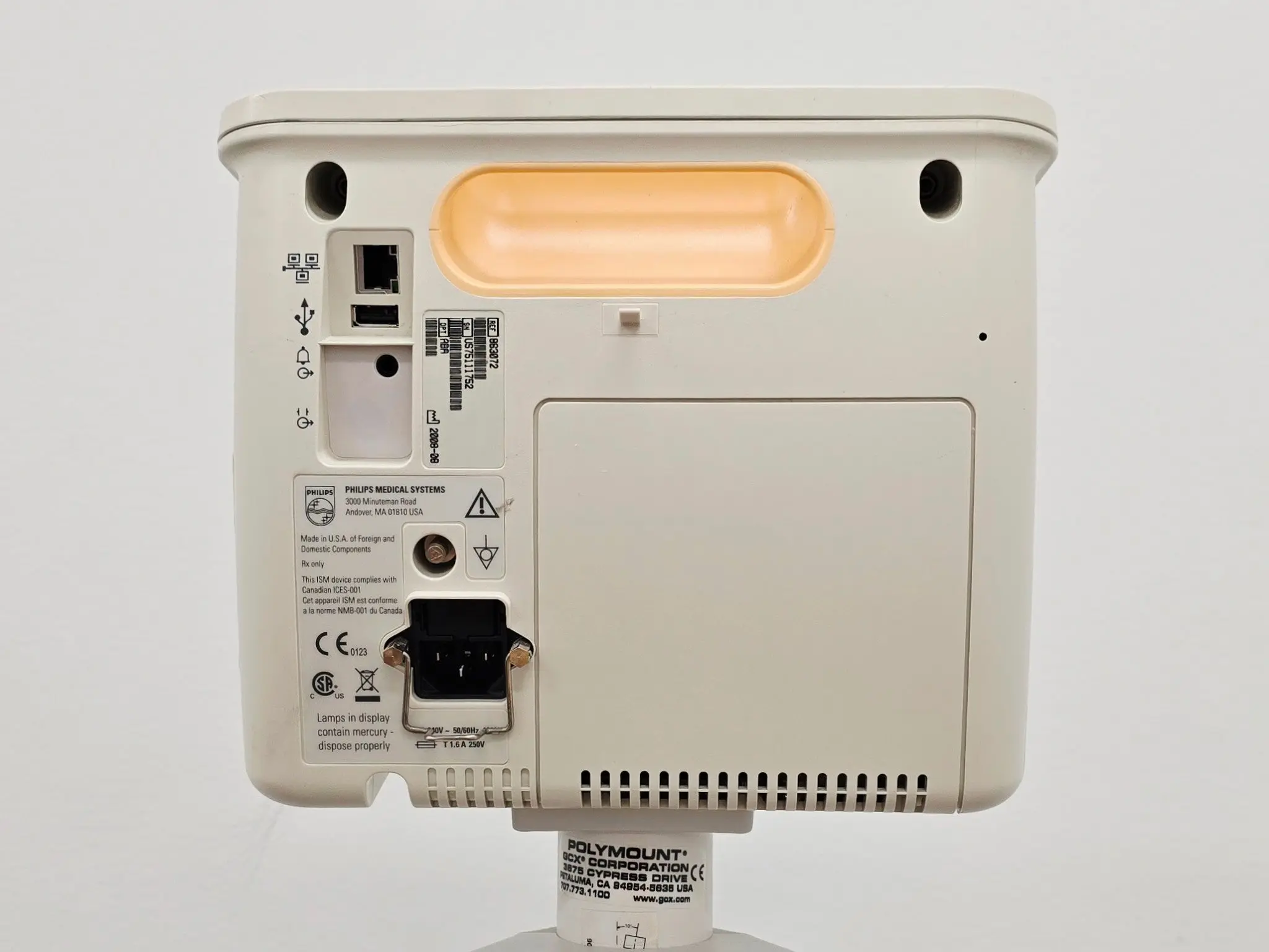 Philips SureSigns VS3 Vital Signs Monitor w/ NBP SpO2 Temp 863072 S/W: A.07.33 - Image 7