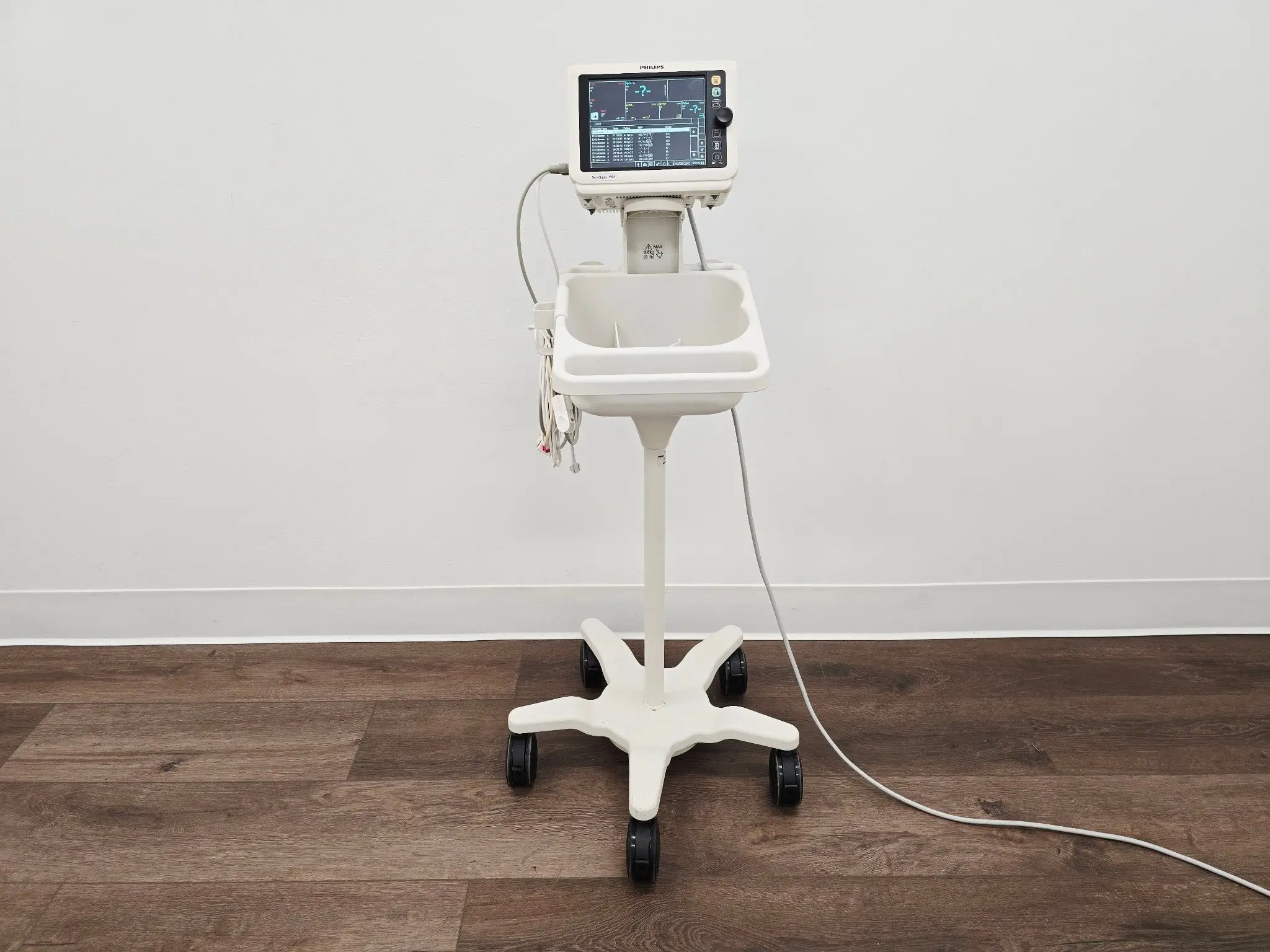 Philips SureSigns VS4 Vital Signs Monitor w/ NBP SpO2 Temp 863283 S/W: A.07.33 - Image 3