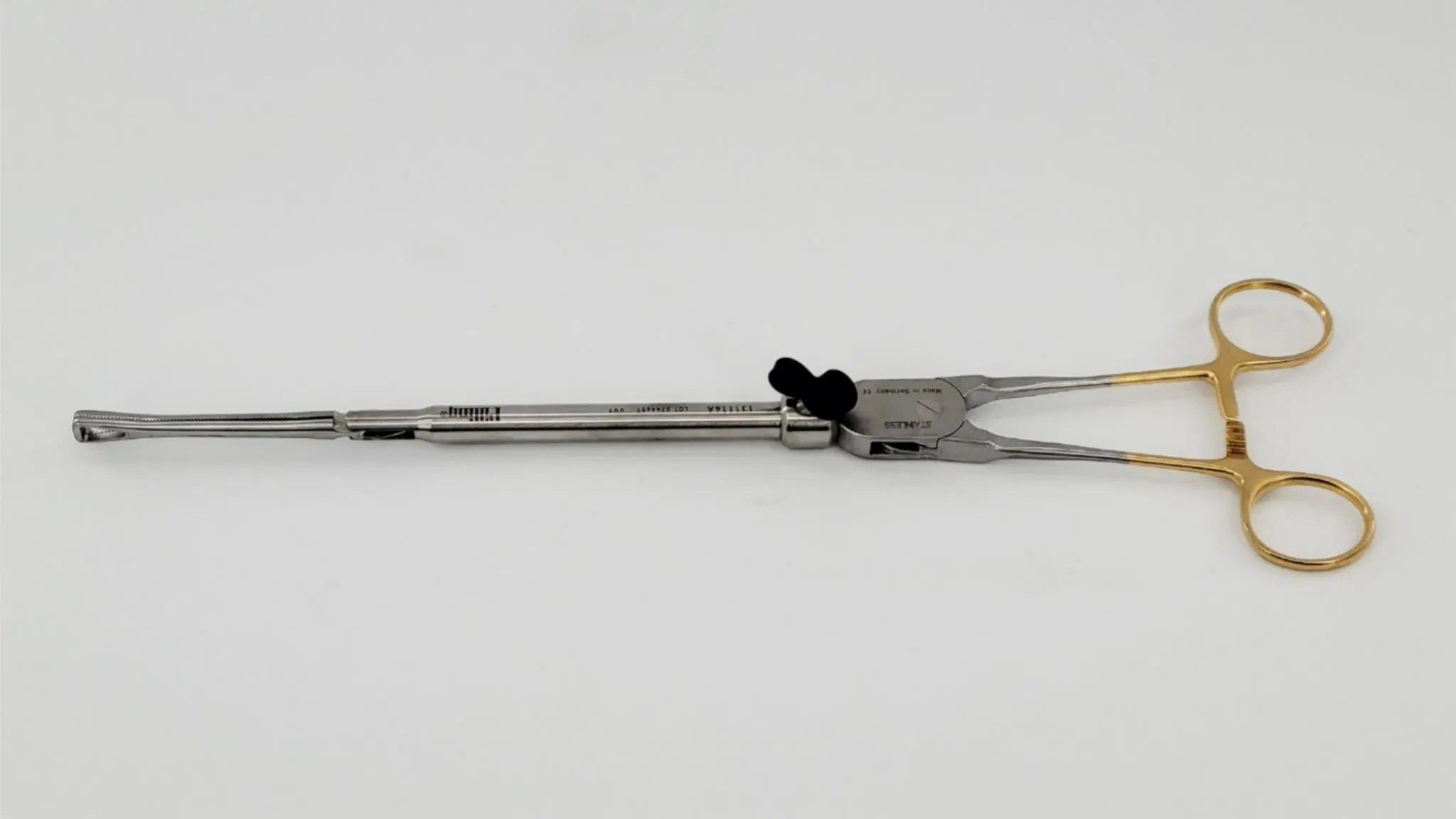 Pilling 131114A Landreneau Pennington Grasping Forceps Straight 10mm Tip 13-1/2" - Image 2
