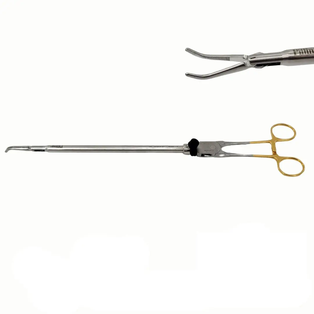 Pilling 211245A Landreneau Lawrence Fine Forceps 45° Curve 15-3/8"