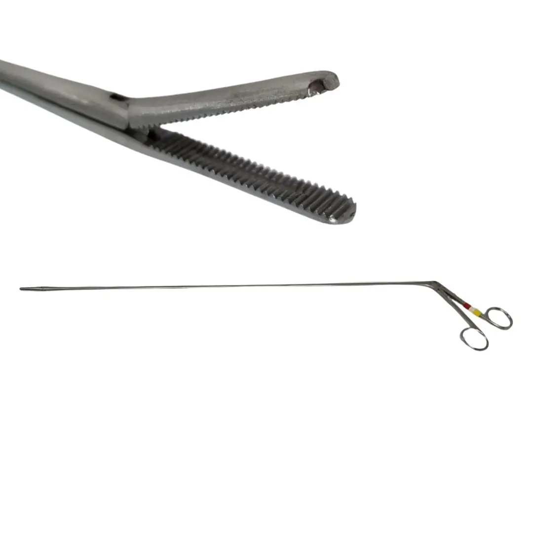 Pilling 50-5404 ENT 23 x 3.8mm Jackson Long Grasping Surgical Forceps 22-1/2"