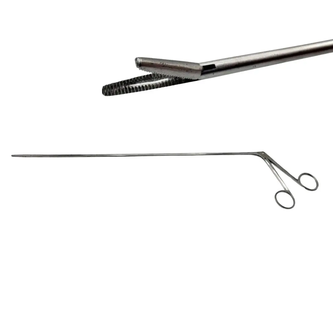 Pilling 50-5422 Forceps Jackson Alligator Grasping Straight 17 x 1.5mm 18-3/8"