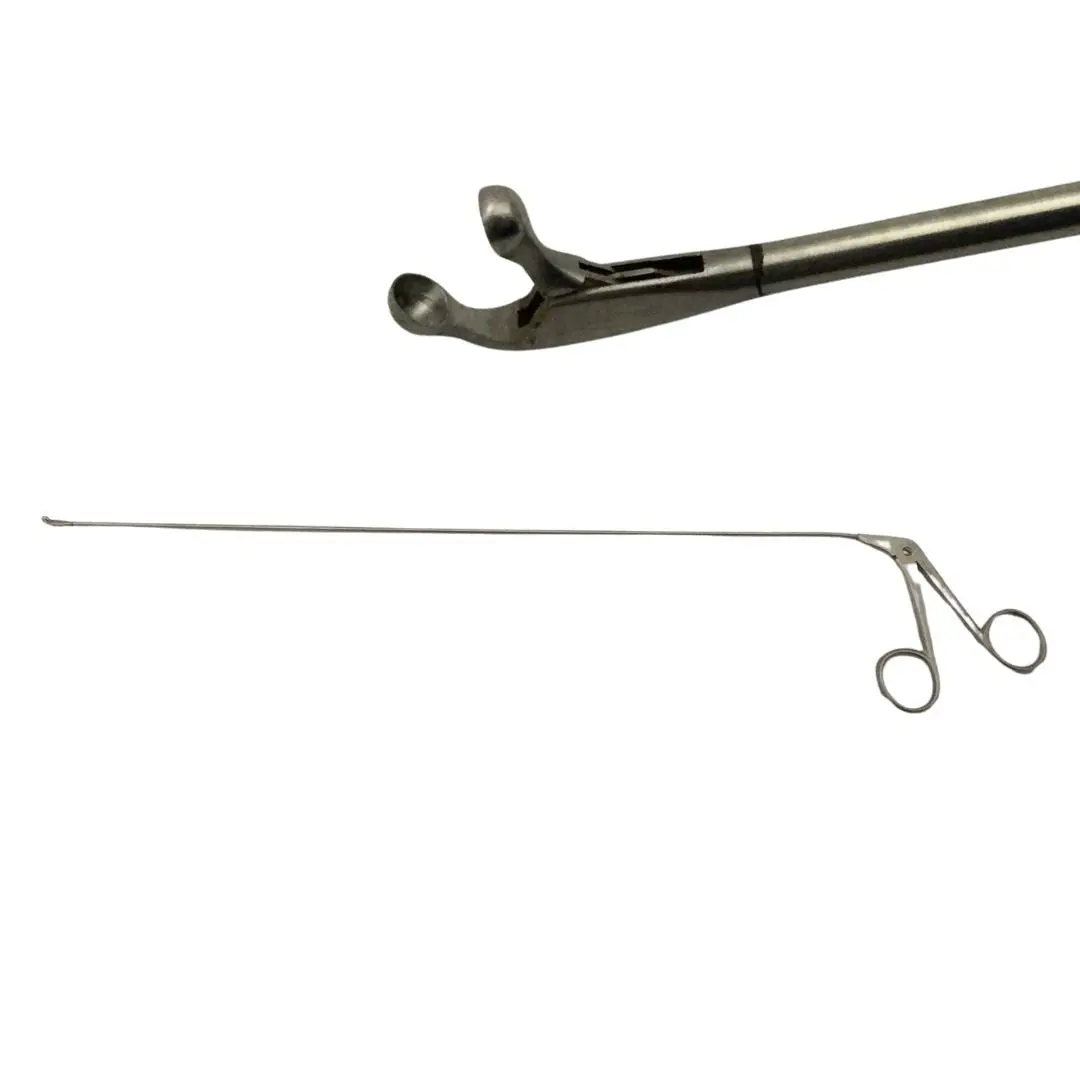 Pilling 50-5658 45° Up-Bite 2mm Laryngeal Cup Forceps 17"