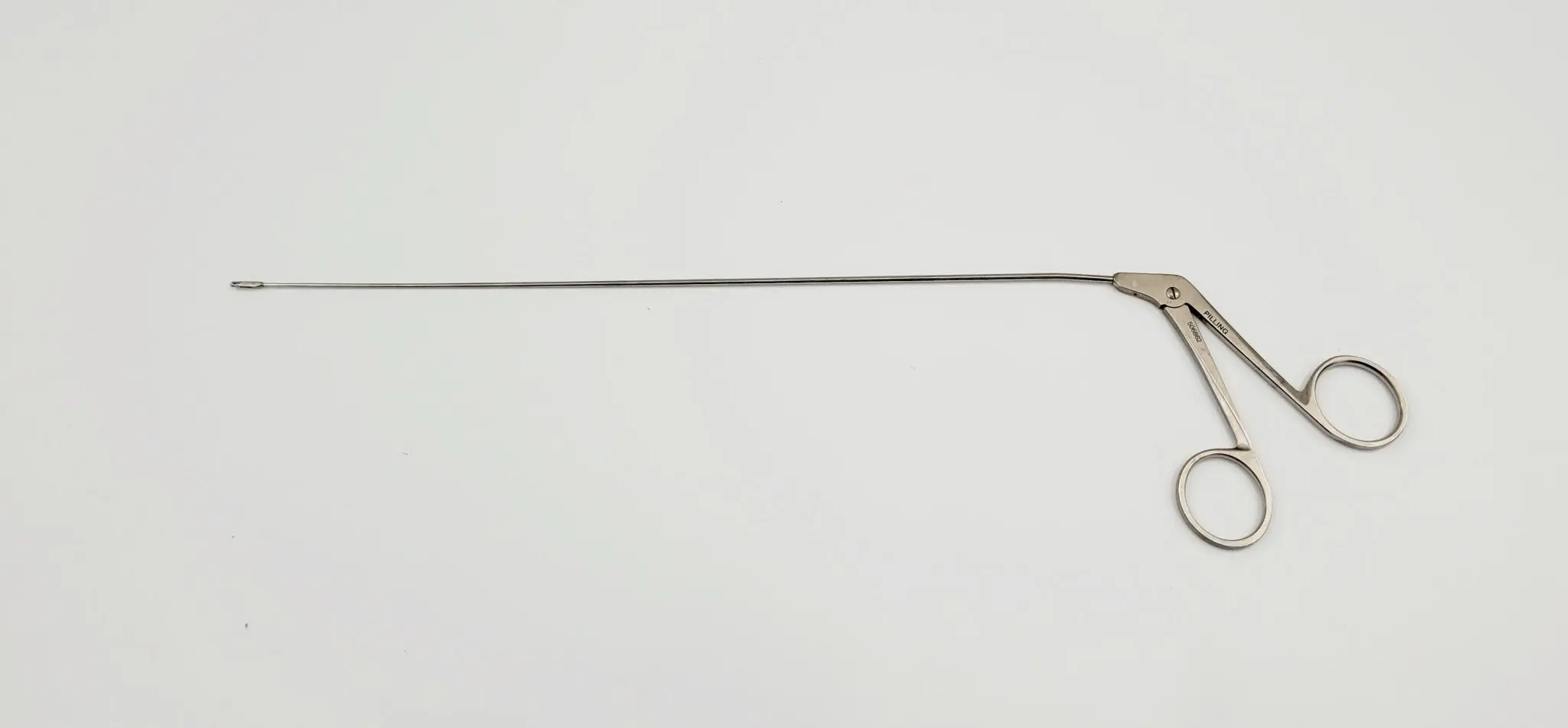 Pilling 506862 Feder Ossoff Micro Laryngeal Cup Forceps 1mm Jaw 12-3/8" - Image 2
