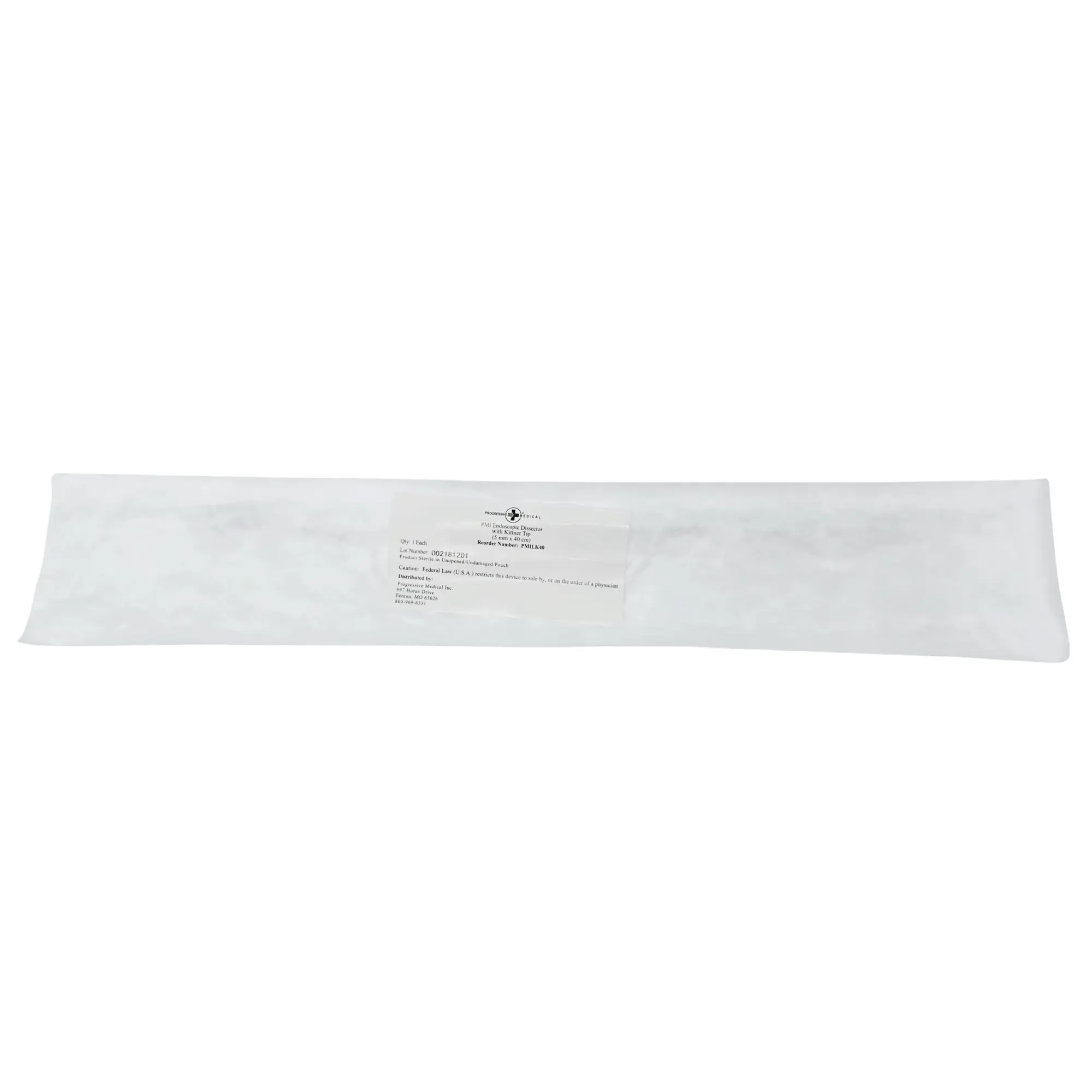 PMI Endoscopic Dissector PMILK40 with Kittner Tip - 5mm x 40cm Out of box pack of 10 - Image 2
