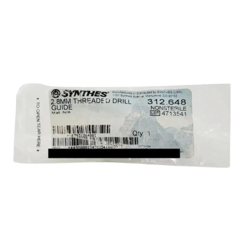 Synthes 312.648 2.8mm Threaded Drill Guide