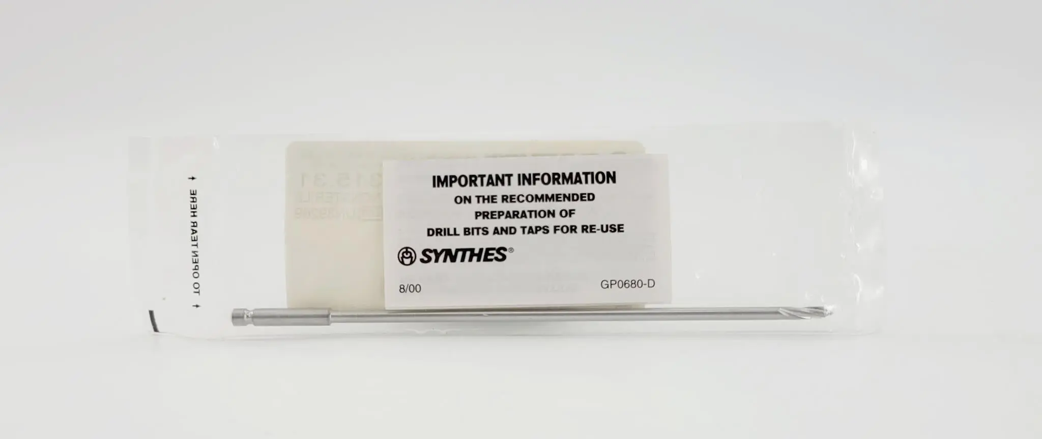 Synthes 315.31 Three Fluted Drill Bit 3.2mm Quick Connect 6" - Image 3