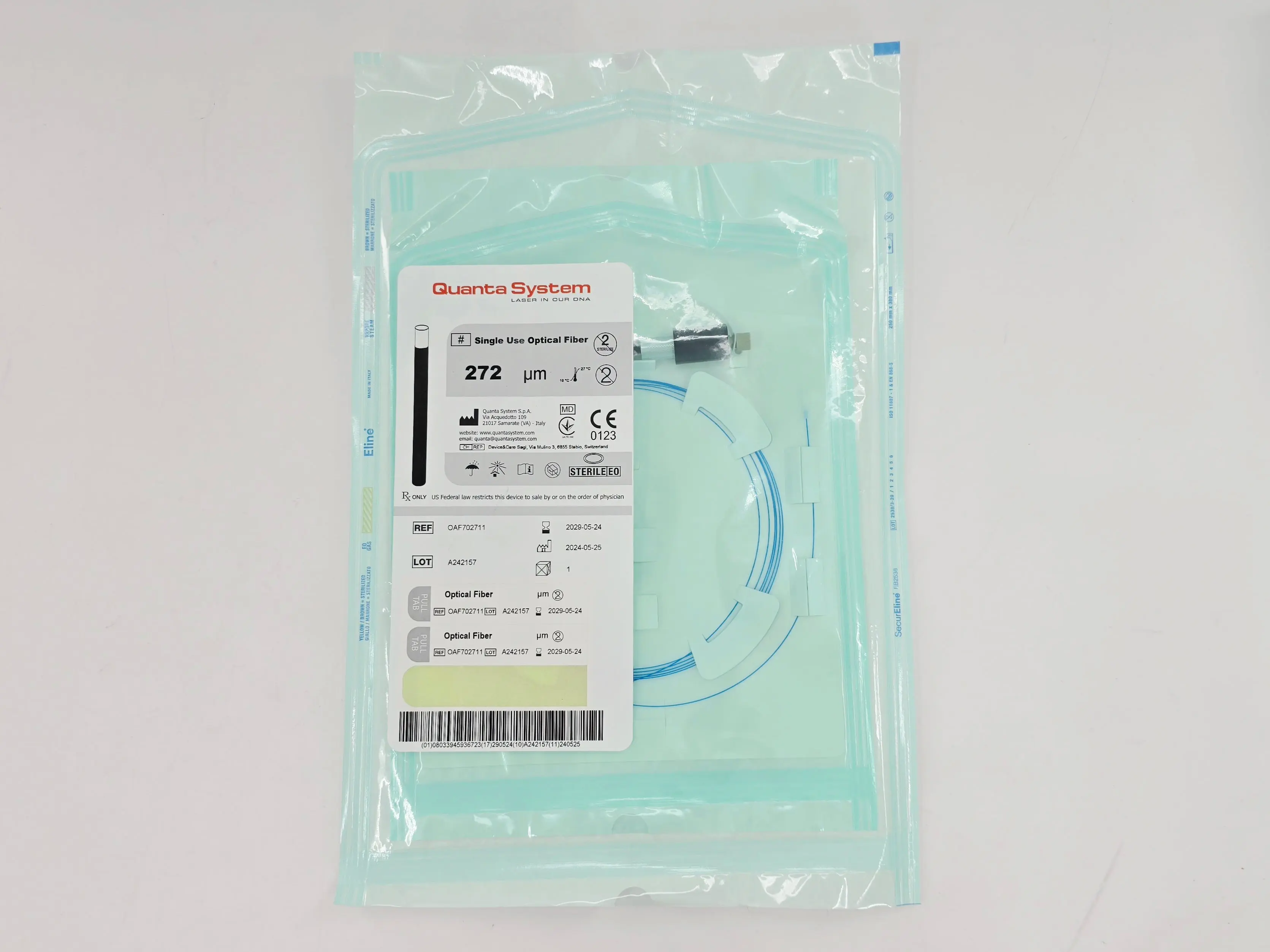 Quanta System OAF702711 Optical Fiber Single Use Precision Fiber 272 µm 1/EA - Image 2