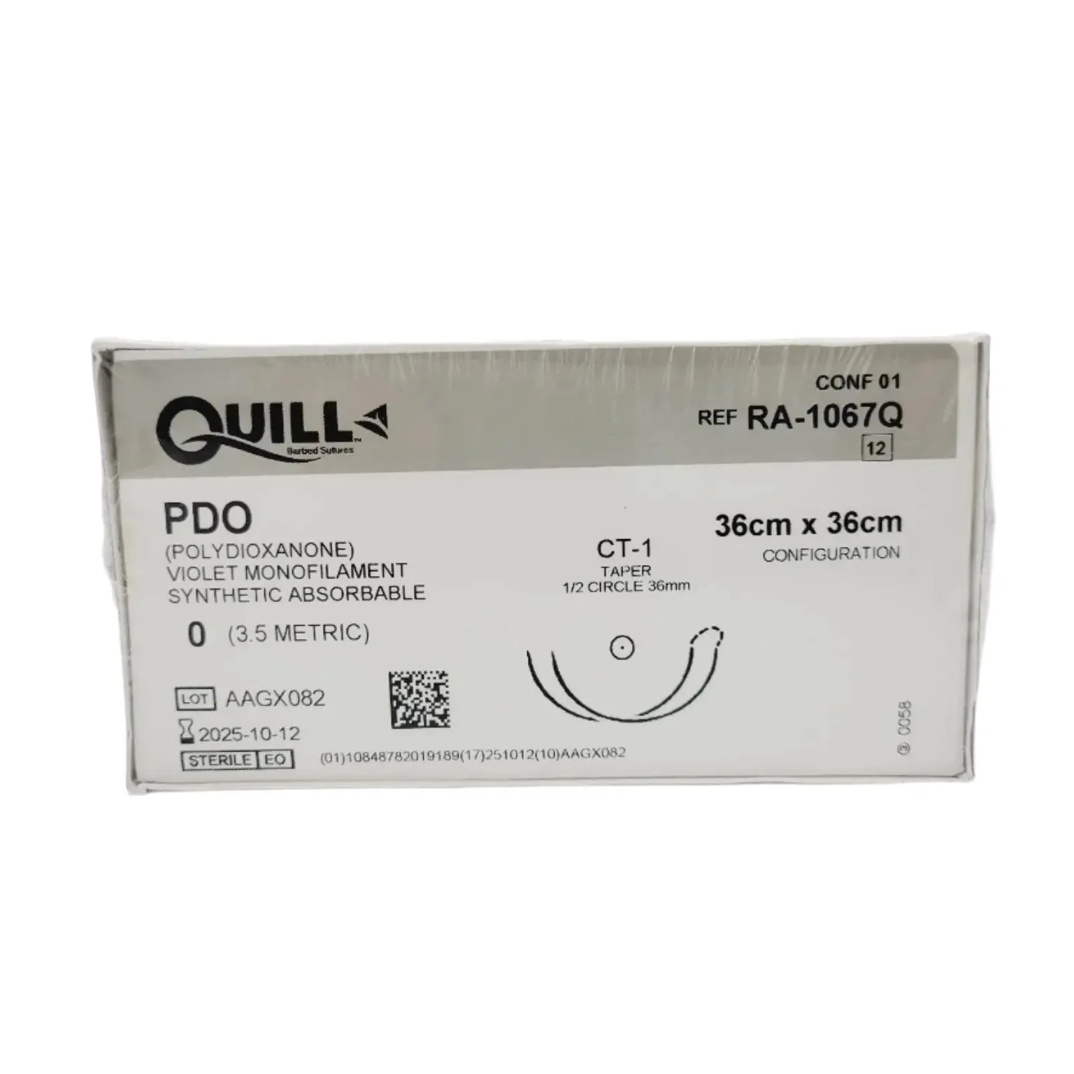 Quill RA-1067Q PDO 0 VIOLET 36cm x 36cm CT-1 DOUBLE ARM Box of 12