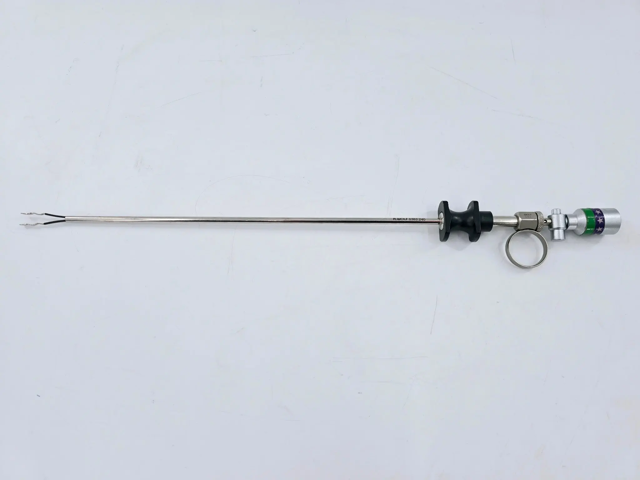 R. Wolf 8383.24 5mm Laparoscopic Kleppinger Forceps w/ Sheath Bipolar 15" - Image 2