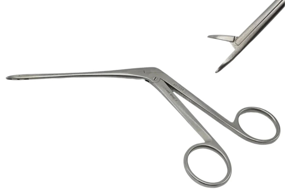 Richard Wolf 8211.09 Nasal Forceps 103mm X2.5mm Jaw Straight Sheath Straight