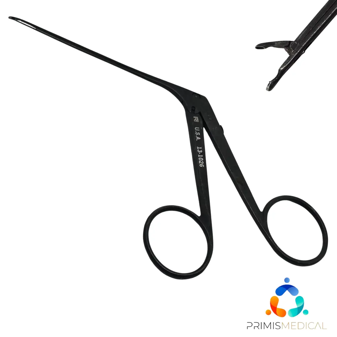 Richards 13-1026 House Wullstein Oval Cup Right Angle Forceps ENT - Image 5