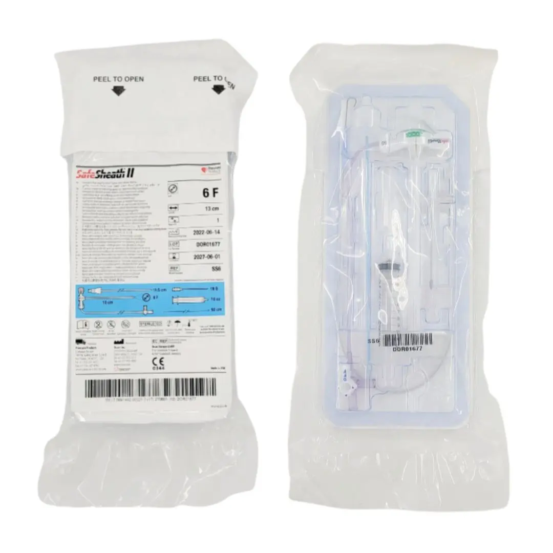 OSCOR SafeSheath II SS6 Hemostatic Tear-Away Introducer System 6Fr. x 13cm