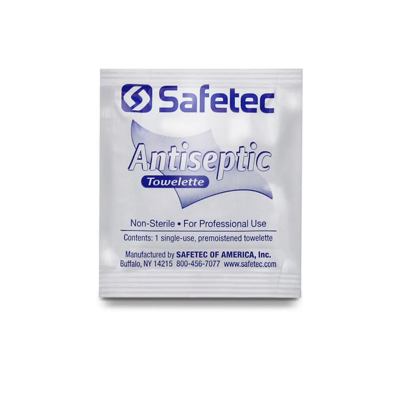 SAFETEC 38401 ANTISEPTIC WIPES Antiseptic Wipe, Bulk, 2000/cs