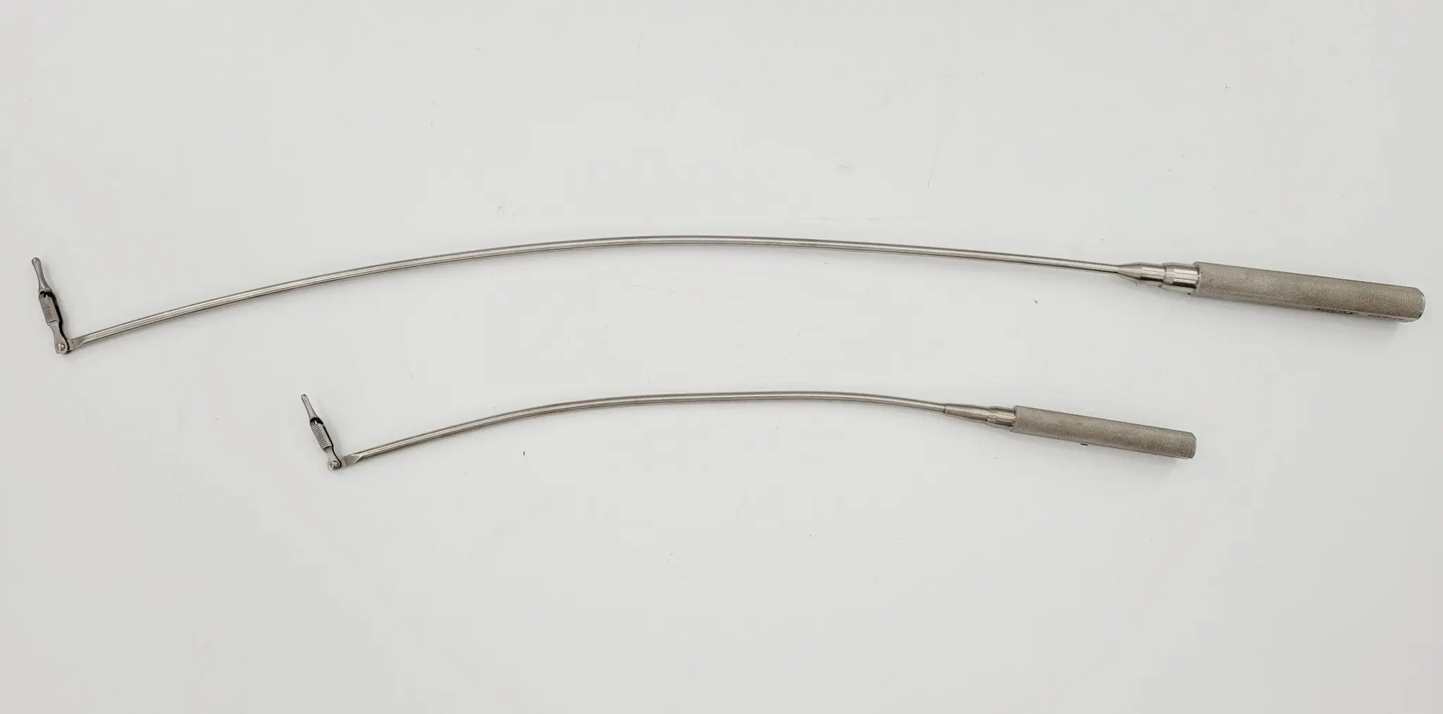 Scanlan 9009-14, 9009-24 Vascular Tunneler Grasping Forceps Set w/ Case 26" - Image 4