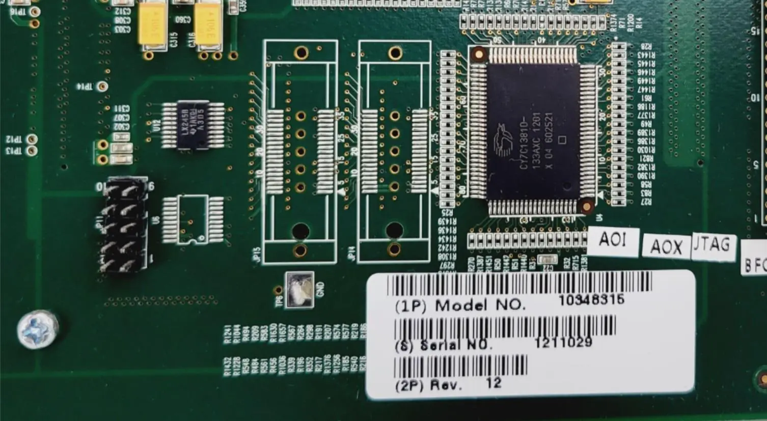 Siemens 10348315 Rev 12 RC Board Assembly from a Acuson X300 Premier - Image 3