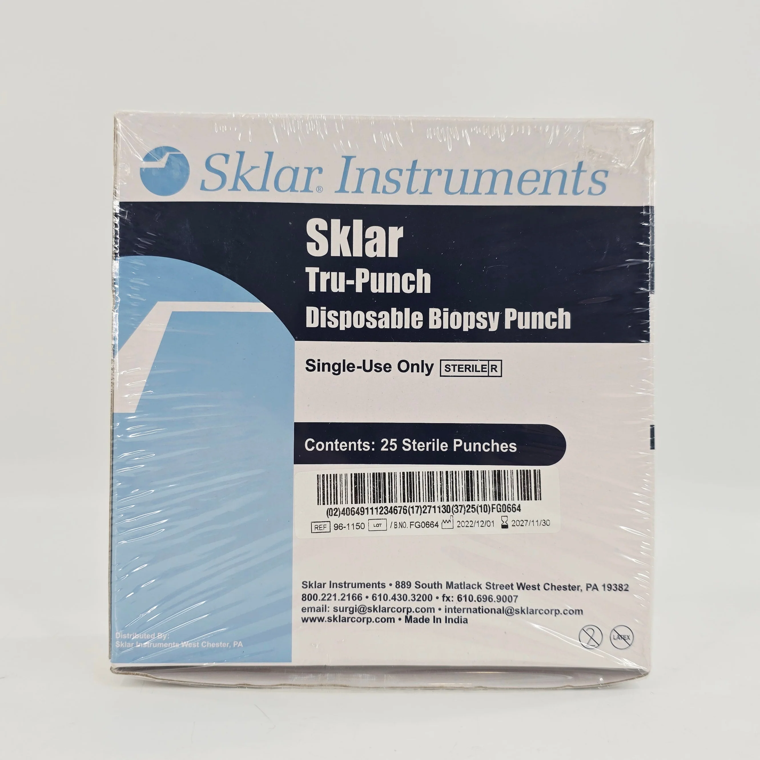 Sklar 96-1150 Tru-Punch Disposable Biopsy Punch 6mm BX/25 - Image 2