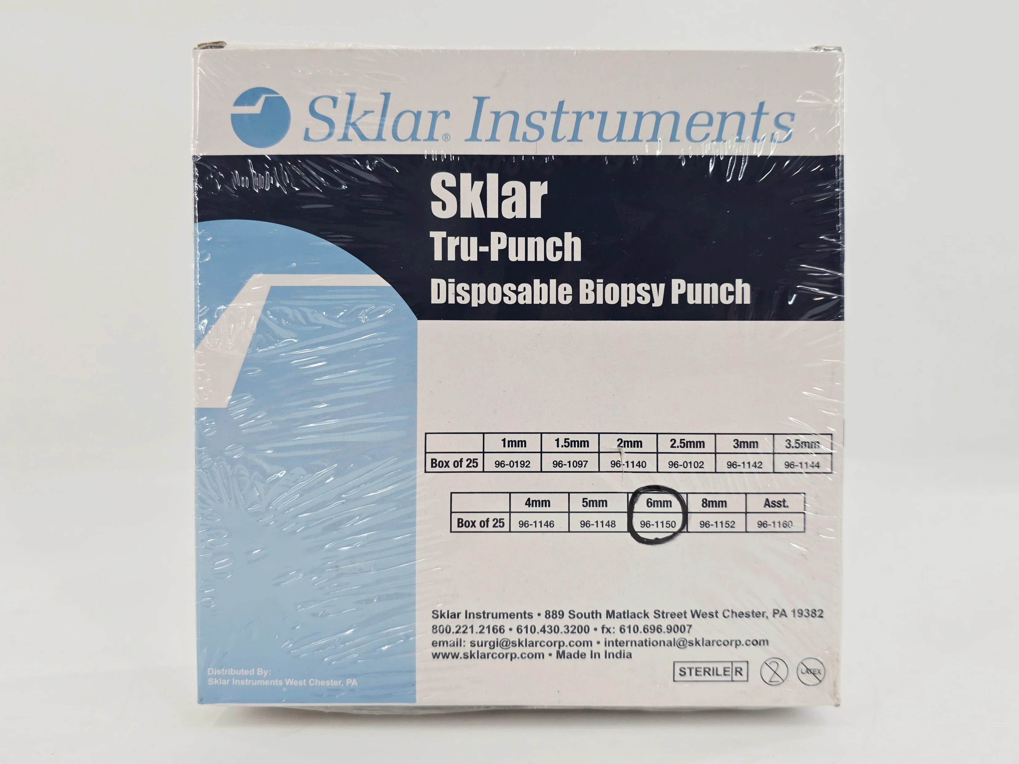 Sklar 96-1150 Tru-Punch Disposable Biopsy Punch 6mm BX/25 - Image 3