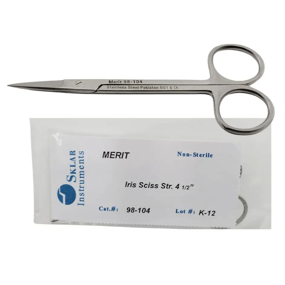 Sklar Instruments 98-104 Iris Scissors Straight Delicate 4-1/2"