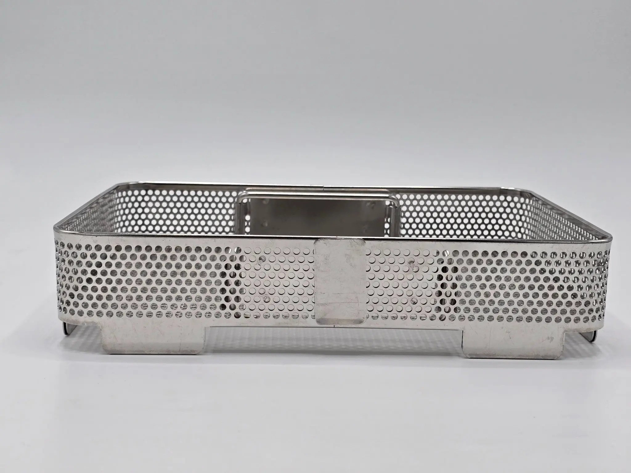 Small Rectangular Stainless Steel Surgical Sterilization Tray 11 x 7 x 2 - Image 2