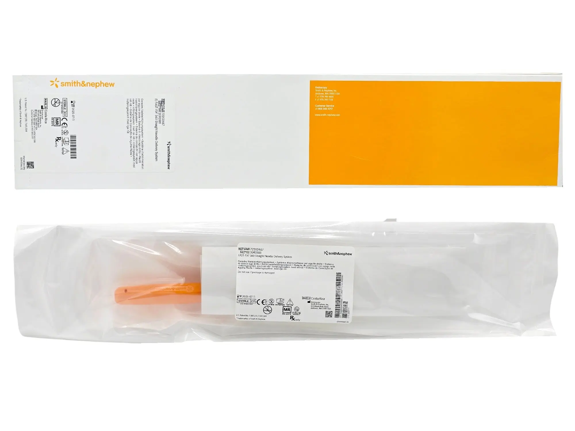 Smith & Nephew 72202467 Fast Fix 360 Straight Needle Meniscal Repair System